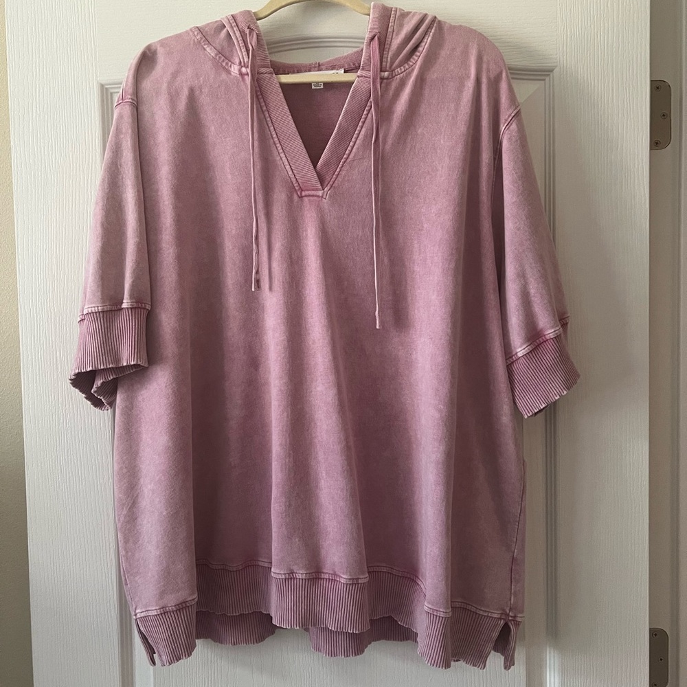 Jane and Delancey Pink Hoodie Sweatshirt